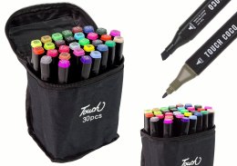 LEAN Zestaw Pisaków Markerów Touch 30 Szt Torba Markery Alkoholowe