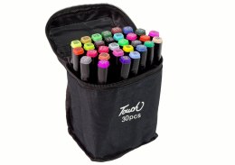 LEAN Zestaw Pisaków Markerów Touch 30 Szt Torba Markery Alkoholowe