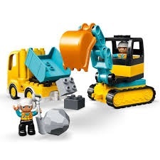 LEGO(R) DUPLO 10931 Ciężarówka i koparka gąsienicowa