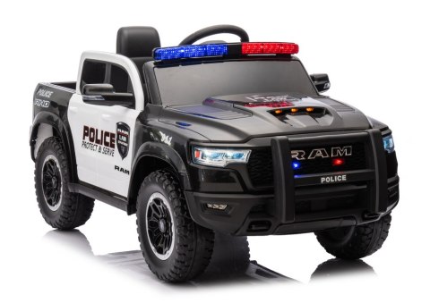 LEAN CARS Auto Na Akumulator ZB618P Dodge Ram Policyjny Czarny