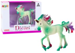 LEAN TOYS Figurka Kolekcjonerska Mały Jednorożec Zielony 8 CM