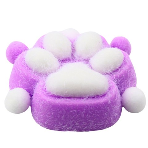 LEAN TOYS Gniotek Kocia Łapka Zabawka Antystresowa Sensoryczna Sierść Squishy Fioletowa LEAN TOYS Gniotek Kocia Łapka Zabawka Antystresowa Sensoryczna Sierść Squishy Fioletowa