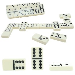LEAN TOYS Klasyczna Gra Domino Tradycyjne Szóstkowe Etui 28 Kamieni