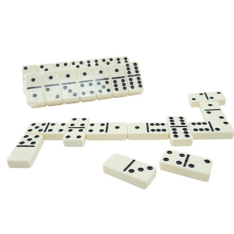 LEAN TOYS Klasyczna Gra Domino Tradycyjne Szóstkowe Etui 28 Kamieni LEAN TOYS Klasyczna Gra Domino Tradycyjne Szóstkowe Etui 28 Kamieni