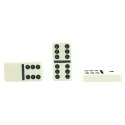 LEAN TOYS Klasyczna Gra Domino Tradycyjne Szóstkowe Etui 28 Kamieni