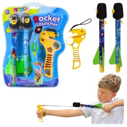 LEAN TOYS Zestaw Proca Z Rakietami Pianka EVA Gra Sportowa Zręcznościowa Kosmos