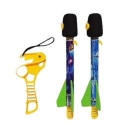 LEAN TOYS Zestaw Proca Z Rakietami Pianka EVA Gra Sportowa Zręcznościowa Kosmos