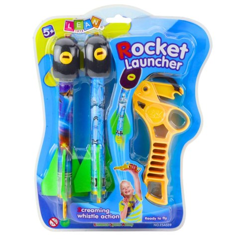 LEAN TOYS Zestaw Proca Z Rakietami Pianka EVA Gra Sportowa Zręcznościowa Kosmos LEAN TOYS Zestaw Proca Z Rakietami Pianka EVA Gra Sportowa Zręcznościowa Kosmos
