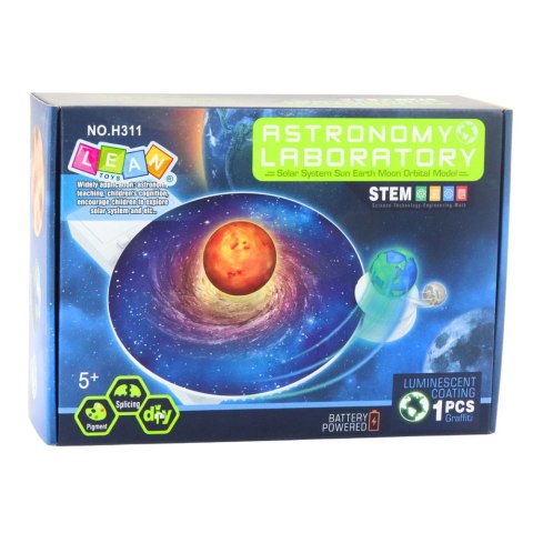 LEAN Toys Astronomiczny Zestaw Edukacyjny Słońce Ziemia Księżyc DIY LEAN Toys Astronomiczny Zestaw Edukacyjny Słońce Ziemia Księżyc DIY