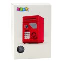 LEAN Toys Elektroniczny Sejf Bankomat Skarbonka Na PIN Dla Dzieci Szary