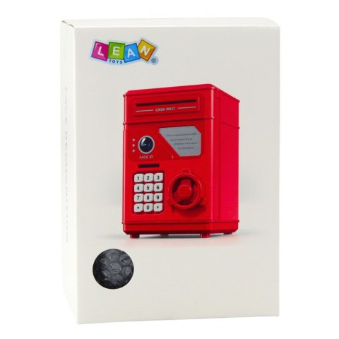 LEAN Toys Elektroniczny Sejf Bankomat Skarbonka Na PIN Dla Dzieci Szary LEAN Toys Elektroniczny Sejf Bankomat Skarbonka Na PIN Dla Dzieci Szary