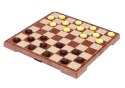 LEAN Toys Gra Strategiczna Szachy Warcaby 2w1 Plansza