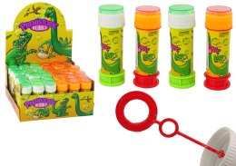 LEAN Toys Małe Bańki Mydlane Bańki Dinozaury 2 Kolory