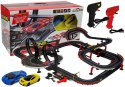 LEAN Toys Tor Wyścigowy z Samochodzikami 2 Autka 1420 cm Turbo 1:43 Kontrolery