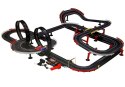LEAN Toys Tor Wyścigowy z Samochodzikami 2 Autka 1420 cm Turbo 1:43 Kontrolery