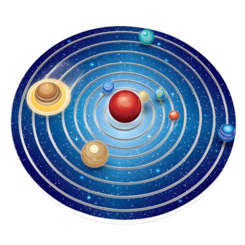 LEAN Toys Zestaw Edukacyjny Plastyczny Układ Słoneczny Planety DIY LEAN Toys Zestaw Edukacyjny Plastyczny Układ Słoneczny Planety DIY