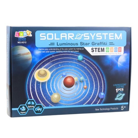 LEAN Toys Zestaw Edukacyjny Plastyczny Układ Słoneczny Planety DIY LEAN Toys Zestaw Edukacyjny Plastyczny Układ Słoneczny Planety DIY