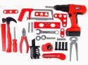 LEAN Toys Zestaw Majsterkowicza Wkrętarka Na Baterie Młotek Piła