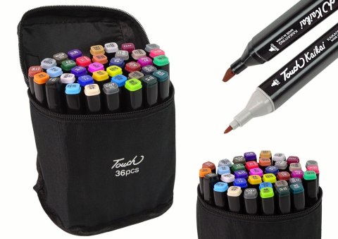 LEAN Zestaw Pisaków Markerów Touch PRO 36 SZT Torba Markery Alkoholowe LEAN Zestaw Pisaków Markerów Touch PRO 36 SZT Torba Markery Alkoholowe