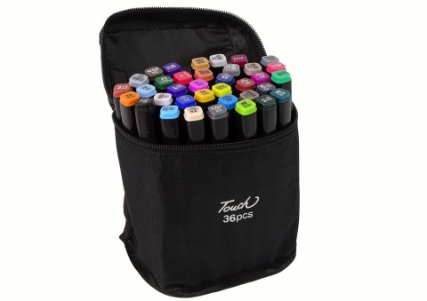 LEAN Zestaw Pisaków Markerów Touch PRO 36 SZT Torba Markery Alkoholowe LEAN Zestaw Pisaków Markerów Touch PRO 36 SZT Torba Markery Alkoholowe