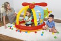 Dmuchany Kojec Fisher-Price dla dzieci Brodzik Helikopter BESTWAY 155x102x91cm + Piłeczki Dmuchany Kojec Fisher-Price dla dzieci Brodzik Helikopter BESTWAY 155x102x91cm + Piłeczki