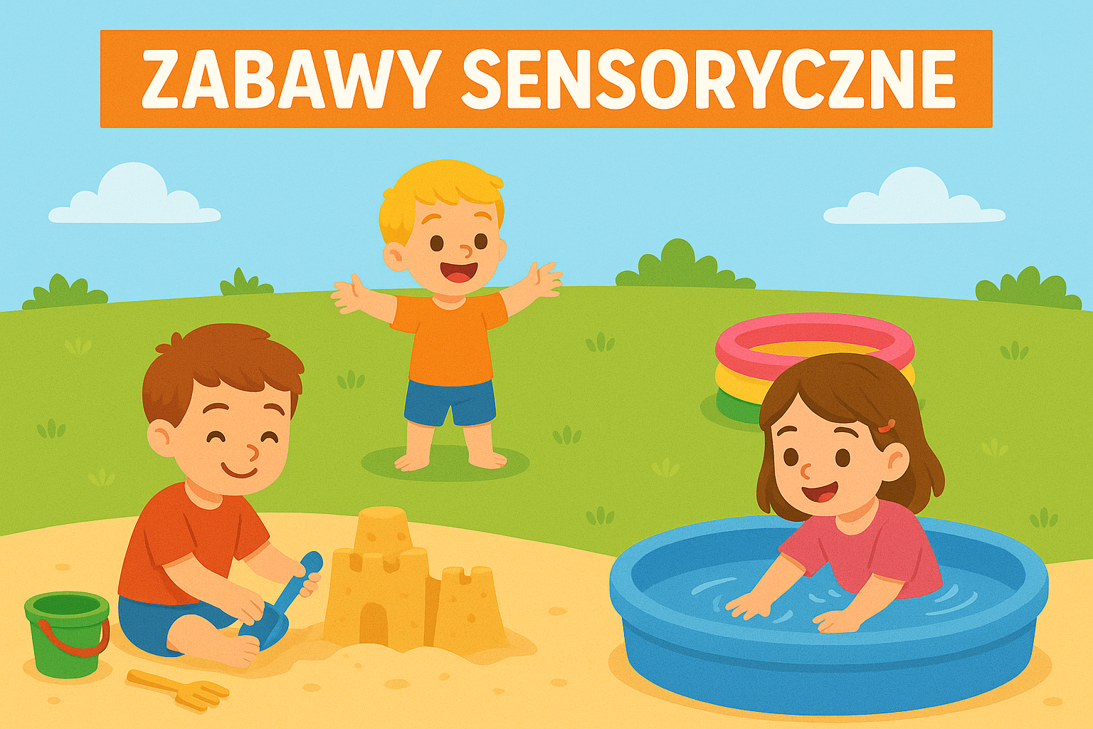 Zabawy sensoryczne w ogrodzie